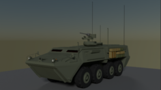 Armored Personnel Carrier APC 3D Model