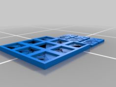 TIC TAC TOE  3D Print Model