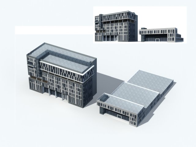 City – high-rise office 238 3D Model