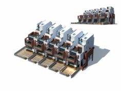 Urban architecture – private villas 12 3D Model