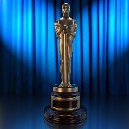 Oscar Award Statue 3D Model in .MAX, .FBX, .C4D, .3DS, .STL, .OBJ