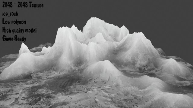 Snow Mountain 03 3D Model