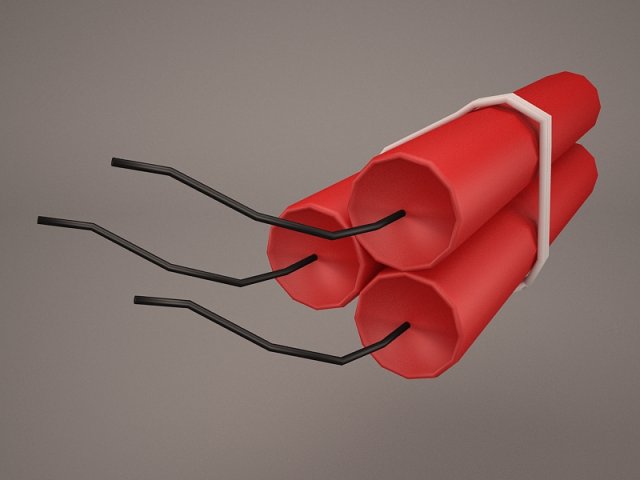 Dynamite 3D Model