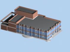 Urban architecture – school office villas 29 3D Model