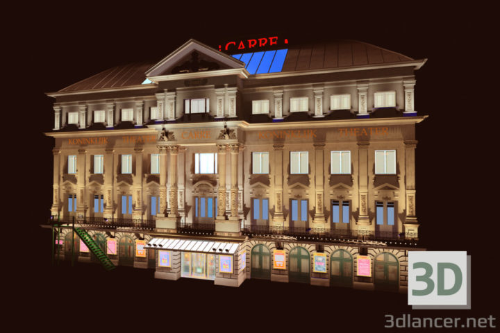 3D-Model 
Carre theatre Amsterdam