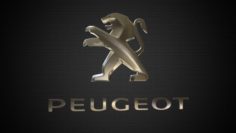 Peugeot logo 3D Model