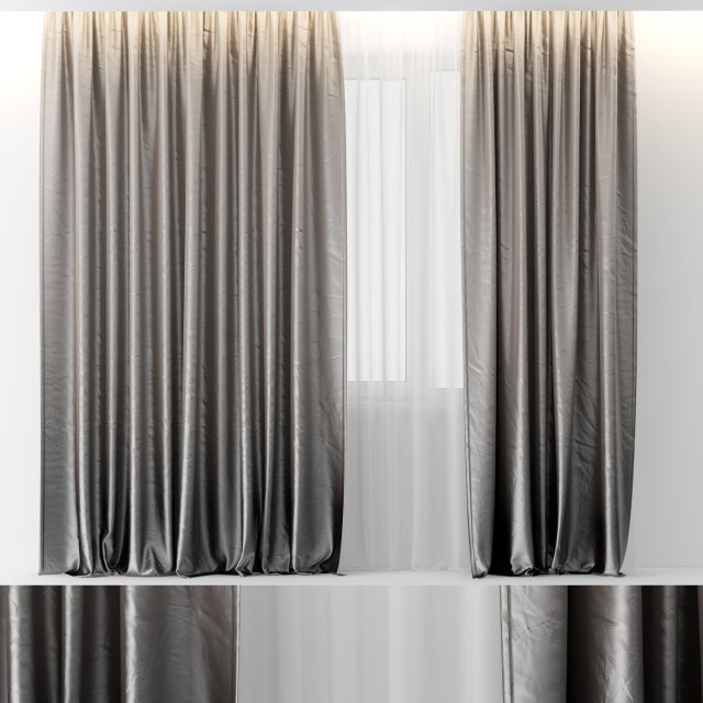 CURTAINS GRADIENT 3D Model