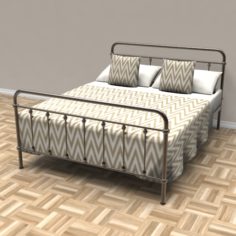 Basaldua Platform Bed 3D Model