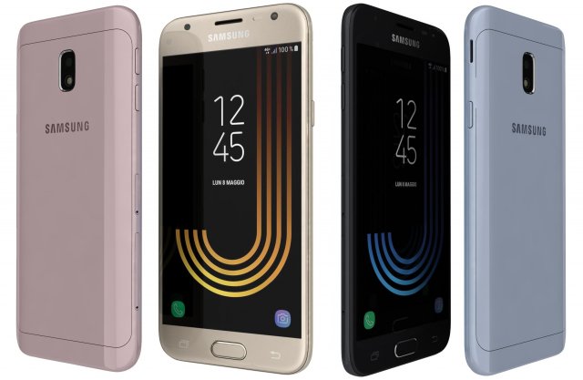 Samsung Galaxy J3 2017 All Colors 3D Model