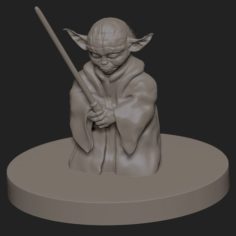Yoda  3D Print Model