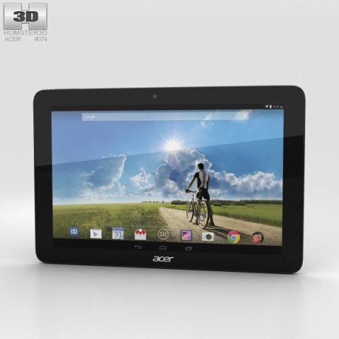 Acer Iconia Tab A3-A20FHD Black 3D Model