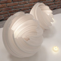 Vase Frame Candle 3D Model