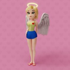Ellie The Angel						 Free 3D Model