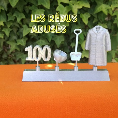 Rebus Abusés – Printable in 3D 3D Print Model