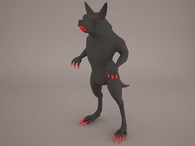 Wolfman 3D Model