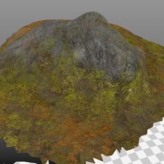 PBR Forest Ground Rock						 Free 3D Model