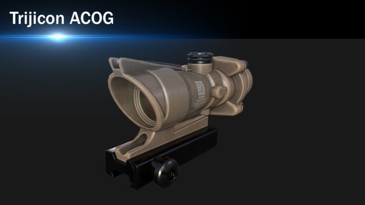 Trijicon Acog 3D Model