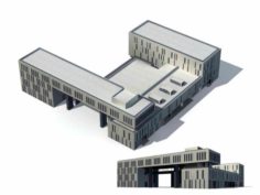 City – multi-storey commercial office building 94 3D Model