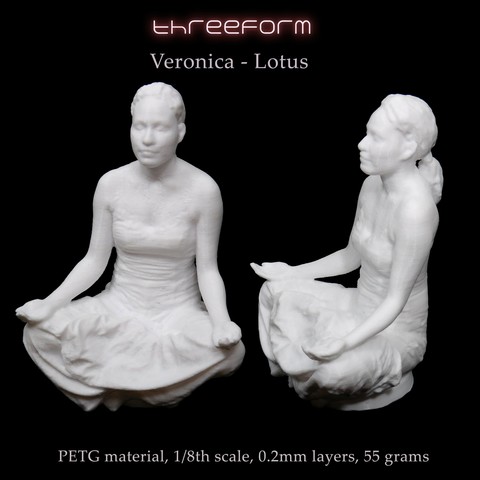 Verónica – Lotus pose 3D Print Model