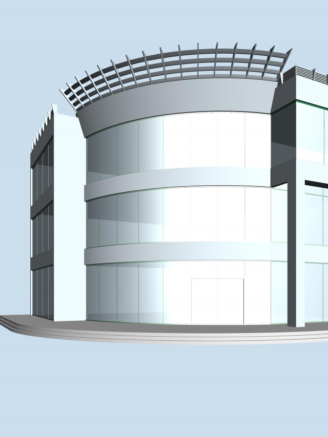 Urban planning – commercial buildings 63 3D Model