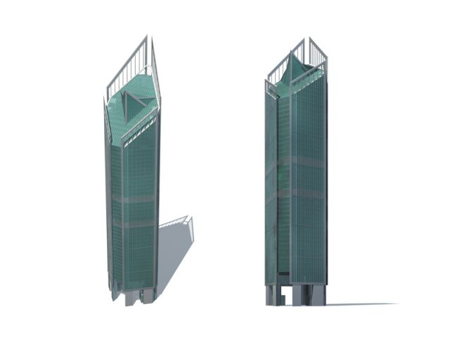 City – high-rise office 299 3D Model