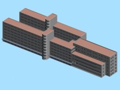 Urban planning – commercial buildings 43 3D Model