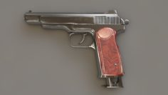 APS Stechkin pistol 3D Model