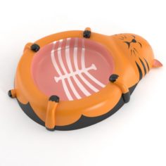 Cat food dish2 3D Model