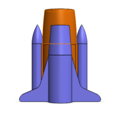 Space Shuttle Pen Stand 3D Print Model