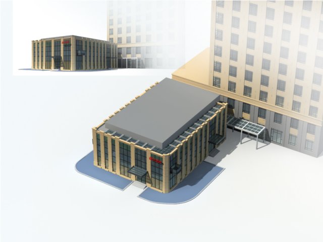 City – high-rise office 261 3D Model