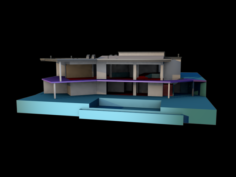 Franklins house from GTA V stl 3D Model