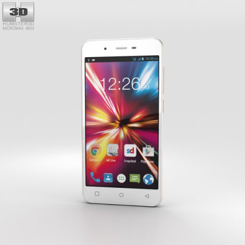 Micromax Canvas Spark White 3D Model