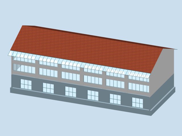 Urban planning – commercial buildings 48 3D Model