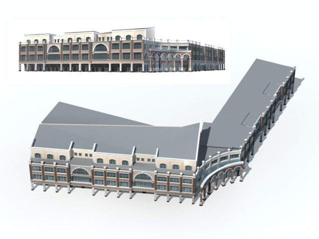 City – high-rise office 168 3D Model