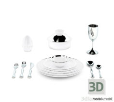 3D-Model 
dinner set