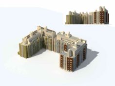 City – multi-storey commercial office building 56 3D Model