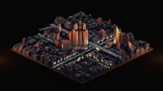Capstone City 3D Model