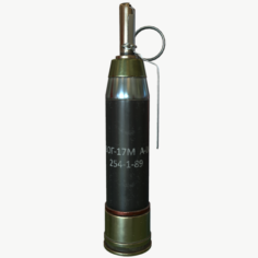 Grenade VOG-17 CIS Hattabka 3D Model