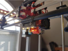 Hypercube LED Hotend mount bolt-on 3D Print Model
