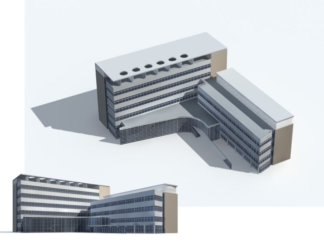 City – high-rise office 181 3D Model