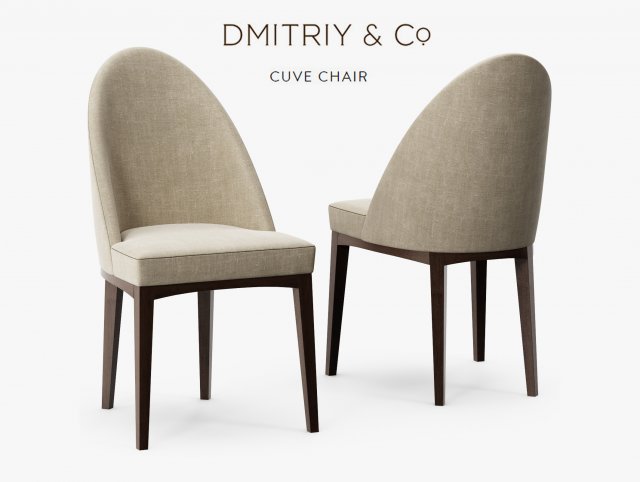 Dmitriy and Co – Cuve chair 3D Model