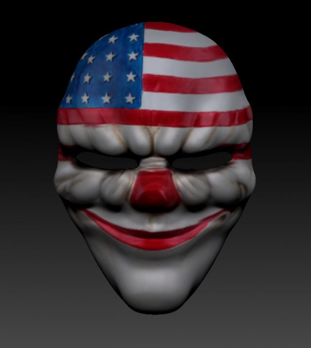 PayDay 2 – mask 3D Model