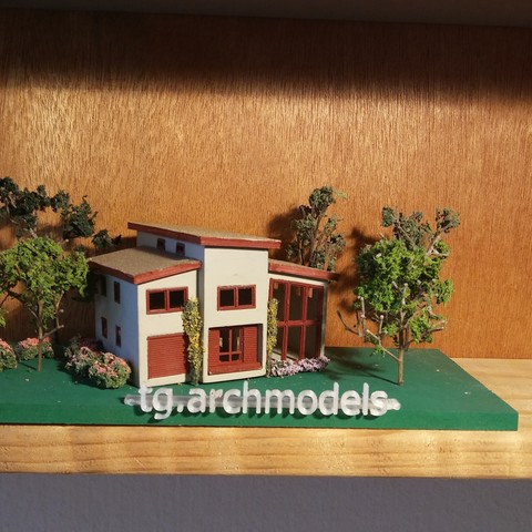 N-Scale Small House (1:160) Model Kit 3D Print Model
