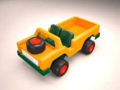 Safari Car Truck 3D Model