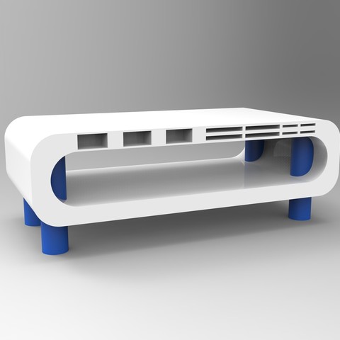 Computer cabinet with sd card holder, micro sd and USB key 3D Print Model