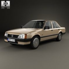 Opel Rekord 1982 3D Model