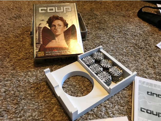 Coup Box Insert 3D Print Model