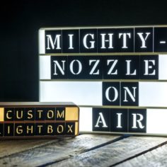Customizable Retro Lightbox 3D Print Model