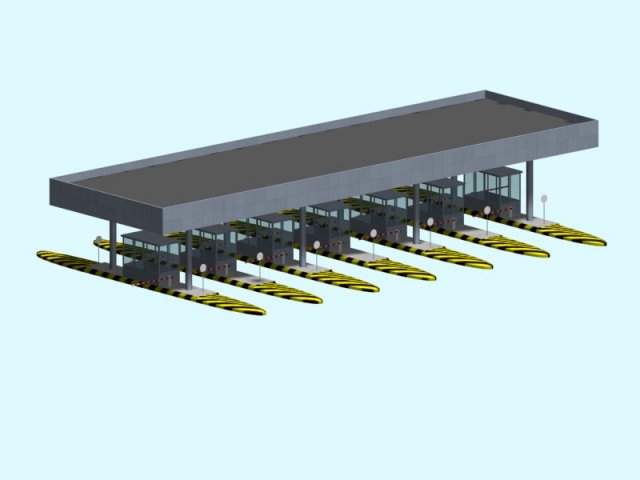 City road sketch 8 3D Model