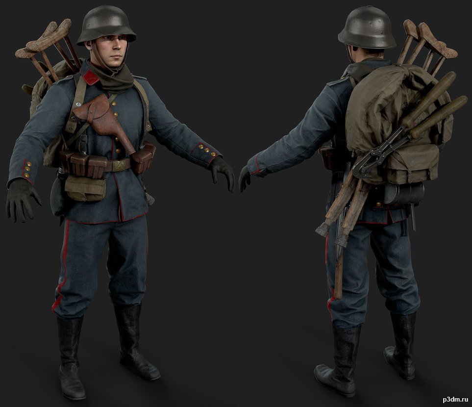 Austro Hungarian Medic 3D Model